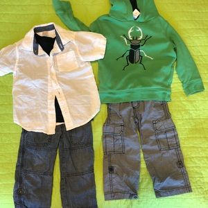 Gymboree Toddler Boy’s Mix-n-Max Outfits (2T)